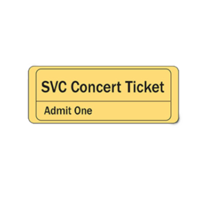 SVC Concert Ticket