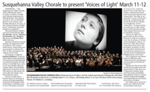 SVC Chorale Article