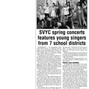 SVYC Spring Concert Article