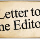 Letter to the Editor